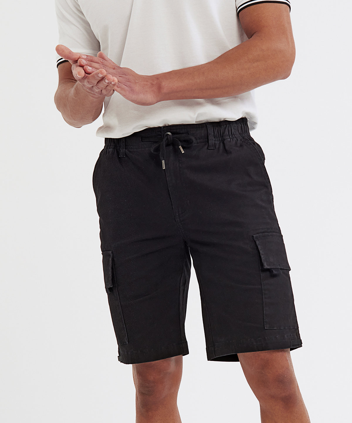 WB903 Men’s drawstring cargo utility shorts