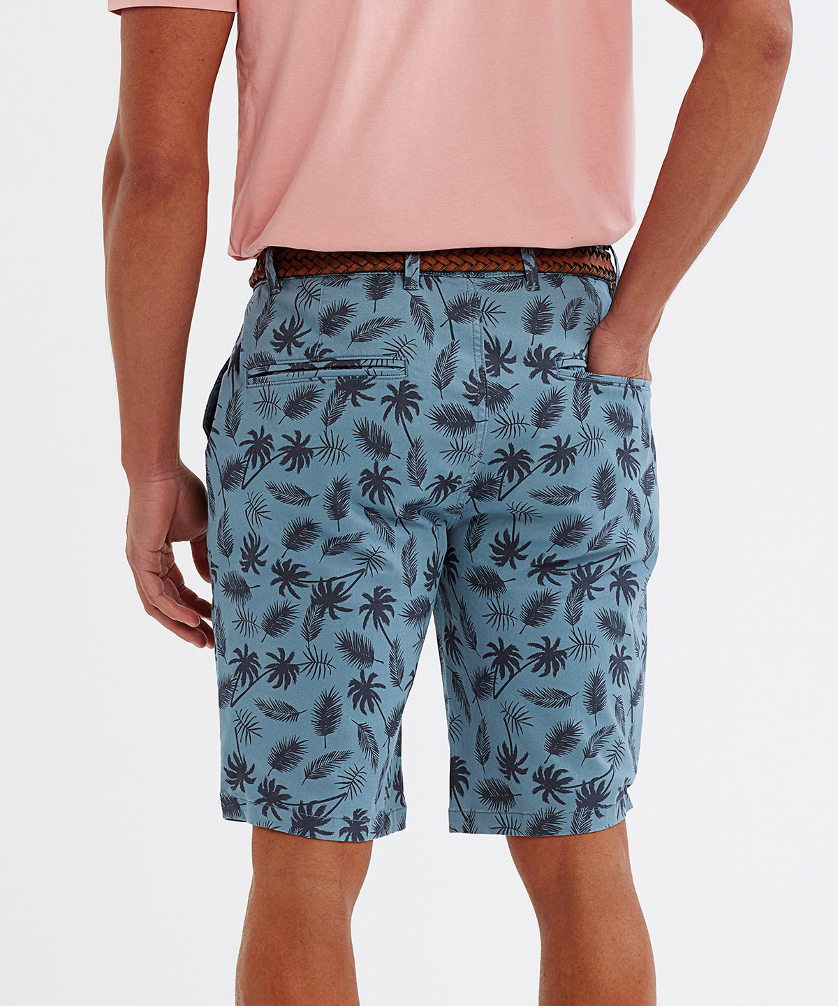 WB905 Men’s Palm Print Shorts