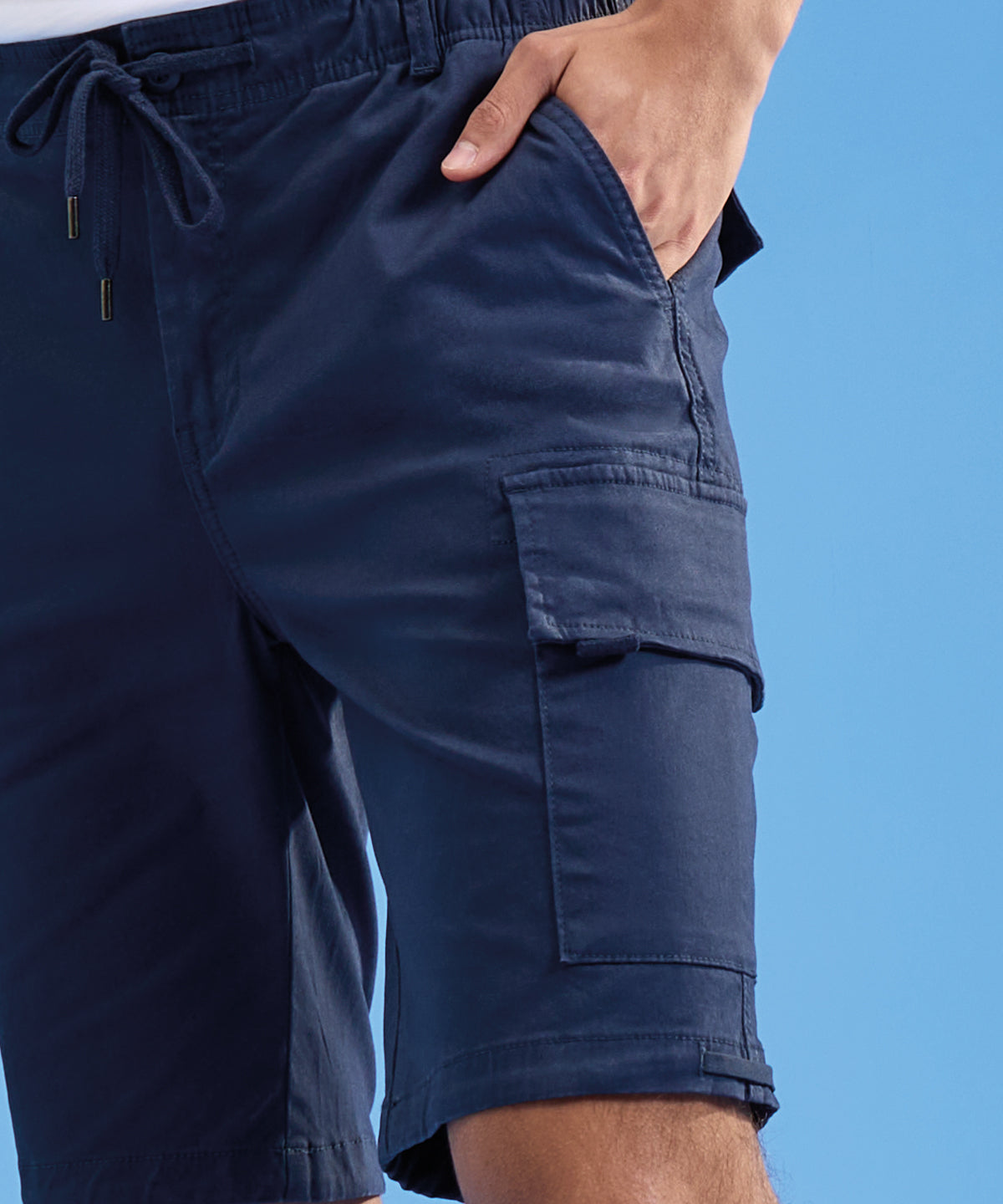 WB903 Men’s Drawstring Cargo Utility Shorts