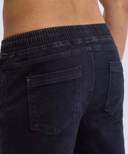 WB907 Men’s Denim Drawstring Shorts