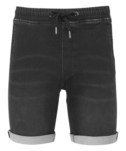 WB907 Men’s Denim Drawstring Shorts